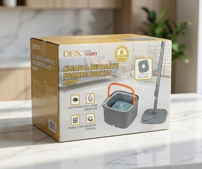 Denx - Clean & Separate Square Bucket Mop ARABI CART