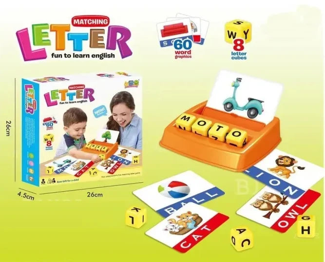 Xiaoshuanghe – Matching Letter: Fun to Learn English ARABI CART