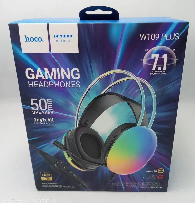 Wireless Hoco Gaming Headphone (W109) ARABI CART